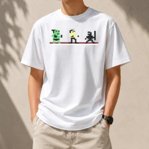 Official Top Commodore 64 t shirt in classic fit with retro computer graphic on front