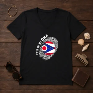 Nice Ohio It'S In My DNA V-Neck Shirt