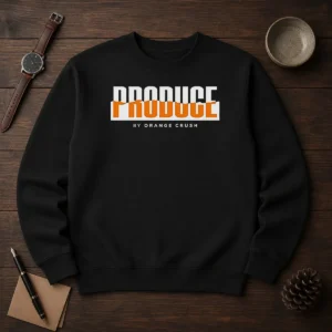 Hot Produce By Orange Crush Logo Sweater