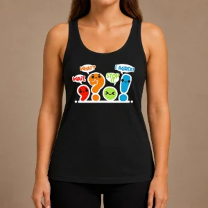 Nice Pretty Punctuation Squad Tank Top