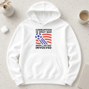 Happy Pretty Corruption Is Only Bad When I Am Not Involved Hoodie
