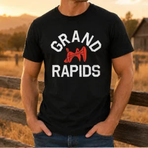 Funny Grand Rapids Michigan City Logo