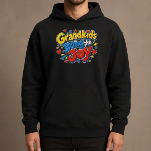 Pretty Grandparents Day Grandkids Bring The Joy Pop Art Hoodie