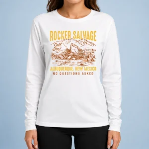 Official Rocker Salvage Call Joe Albuquerque Vintage New Mexico Long Sleeve Shirt