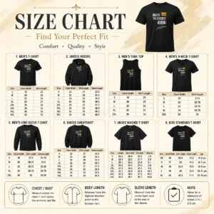 Size chart for Funny Awesome Bow To The Greatest Amon Of All Time with measurements in inches and cm
