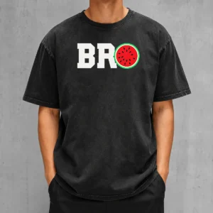 Official Bro Watermelon Slice Washed T-Shirt