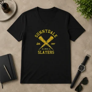 Pretty Nice Vampire Slayers V-Neck Shirt