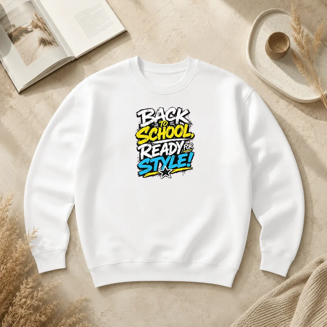 Nice Awesome Back To School Ready For Style Streetwear Sweater Nice Awesome Back To School Ready For Style Streetwear Sweater