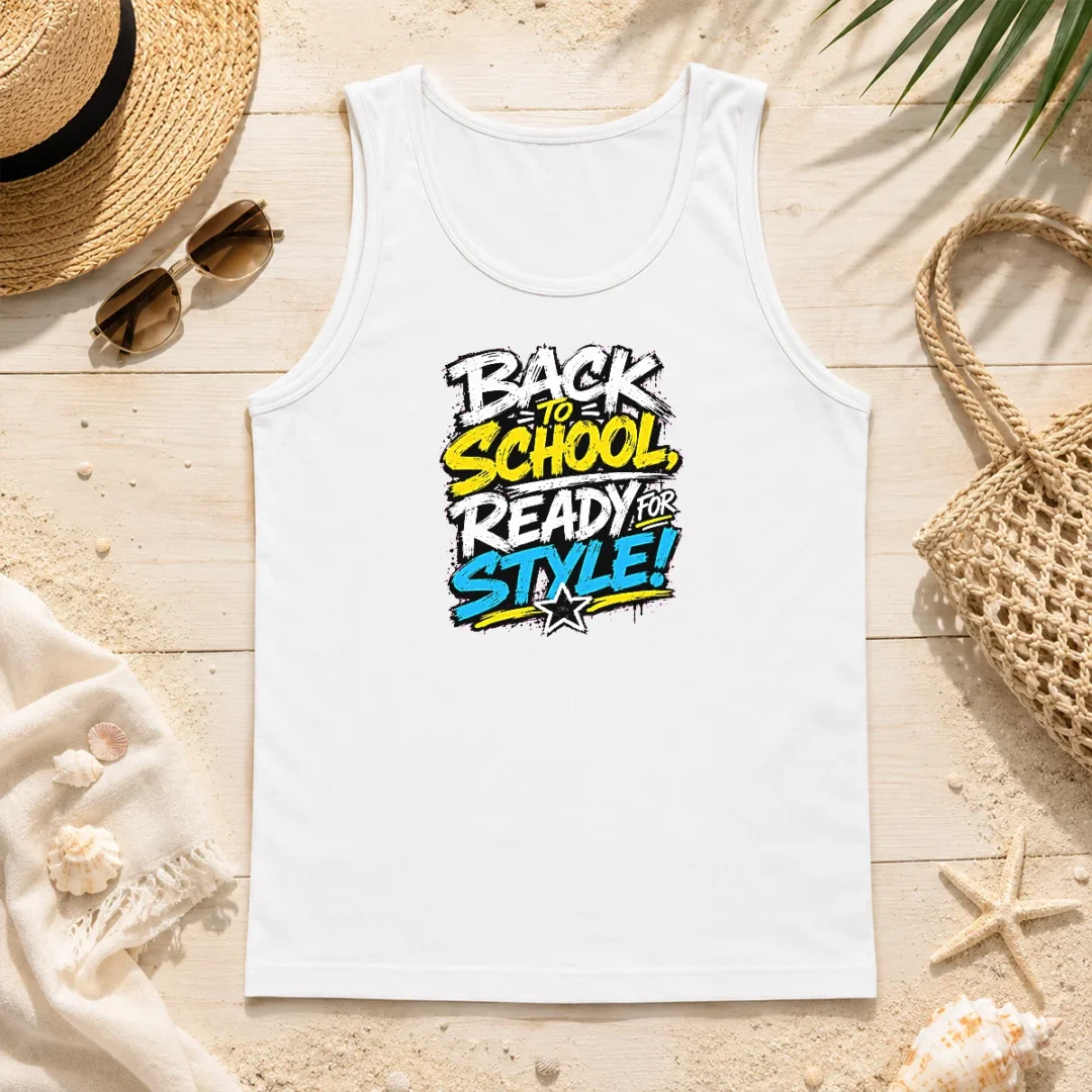 Nice Awesome Back To School Ready For Style Streetwear Tank Top Nice Awesome Back To School Ready For Style Streetwear Tank Top