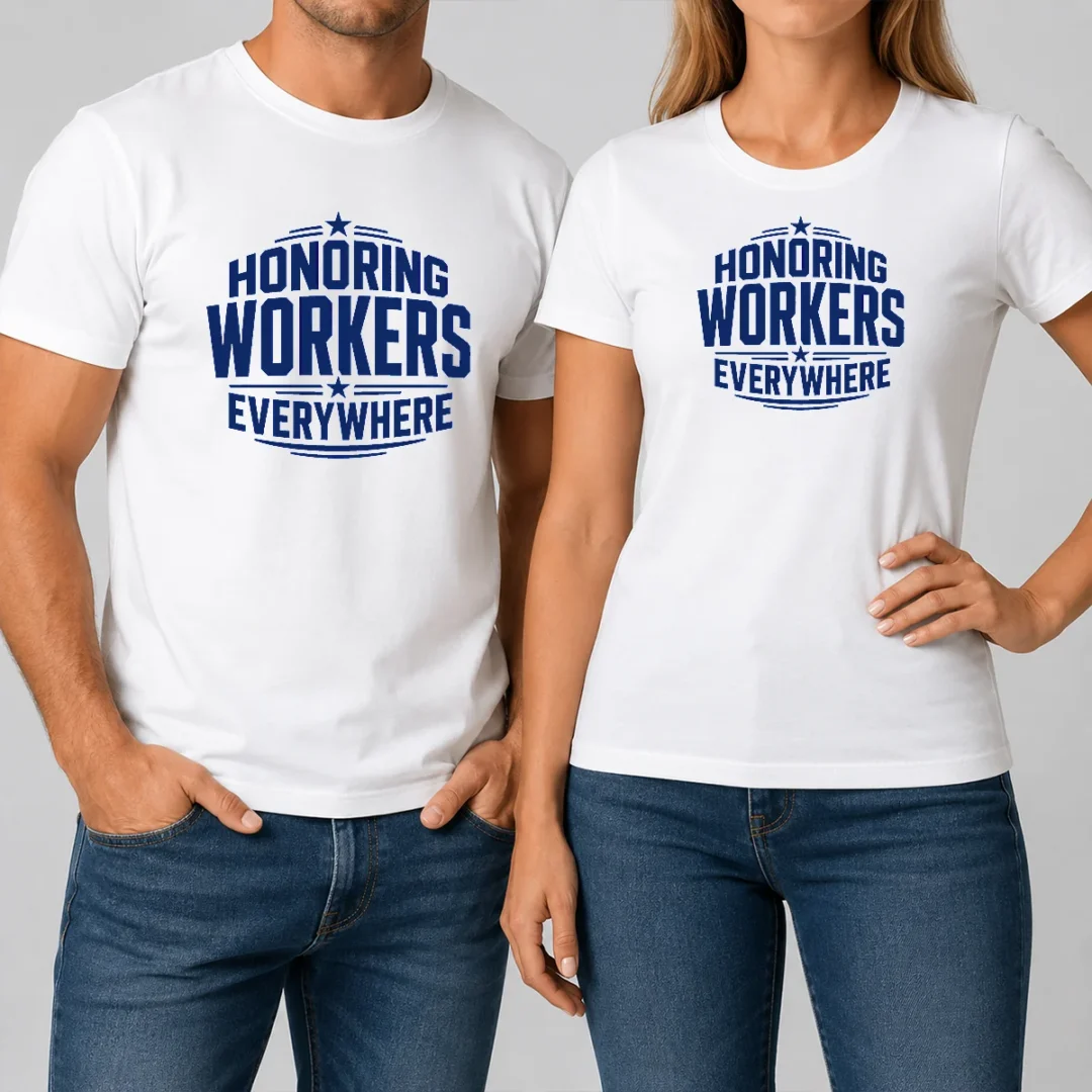 nice-awesome-labour-day-workers-pride-line-art-t-shirt-1 Nice Awesome Labour Day Workers Pride Line Art t shirt in black color showing front design with line art celebrating workers
