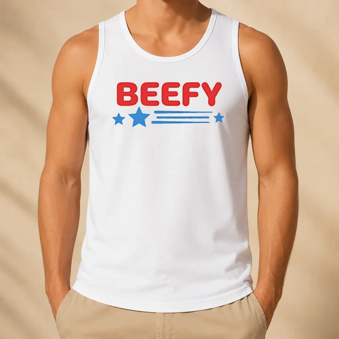nice-awesome-the-bear-beefy-stars-tank-top Nice Awesome The Bear Beefy Stars Tank Top