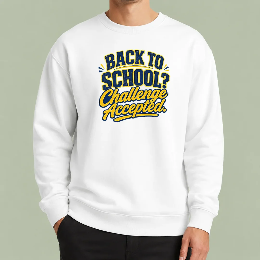 nice-back-to-school-challenge-accepted-vector-sweater Nice Back To School Challenge Accepted Vector Sweater