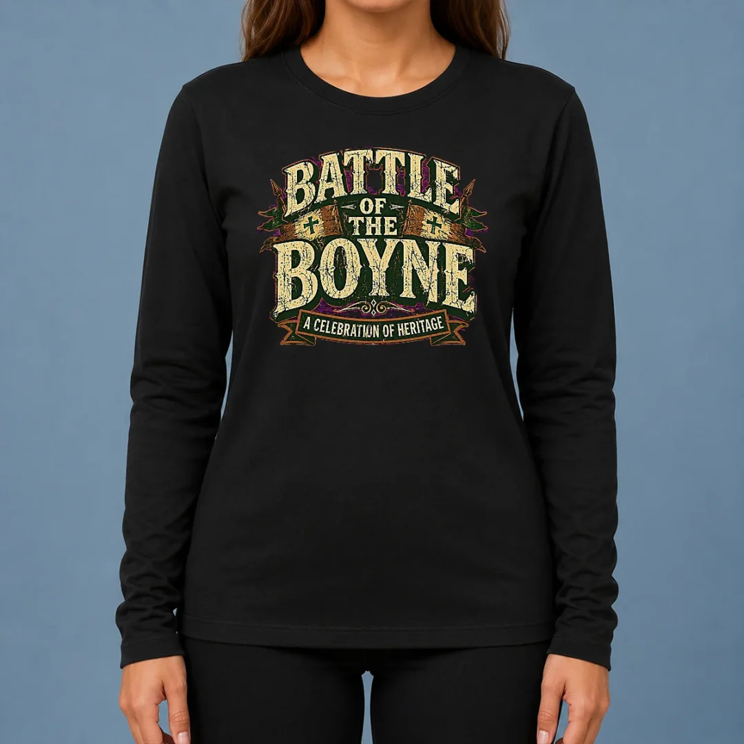 nice-battle-of-the-boyne-heritage-celebration-retro-distressed-long-sleeve-shirt Nice Battle Of The Boyne Heritage Celebration Retro Distressed Long Sleeve Shirt
