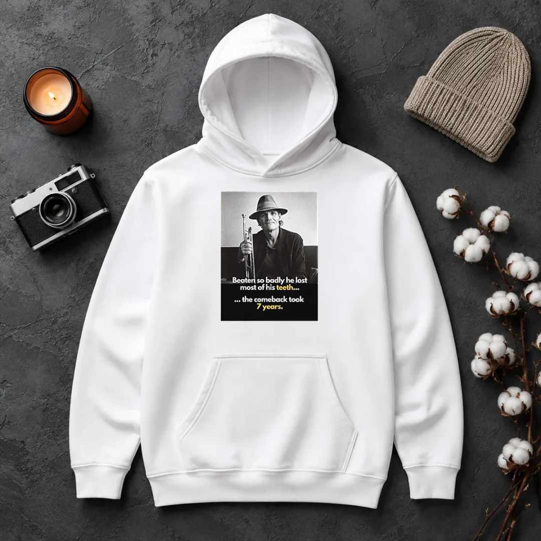 Nice Beaten So Badly He Lost Most Of His Teeth The Comeback Took 7 Years Hoodie Nice Beaten So Badly He Lost Most Of His Teeth The Comeback Took 7 Years Hoodie in black with front graphic print