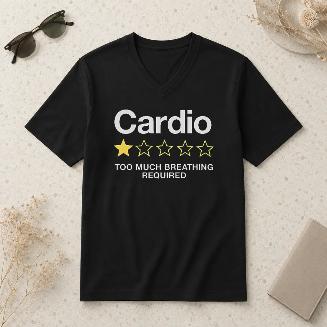 nice-cardio-1-star-v-neck-shirt Nice Cardio 1 Star V-Neck Shirt