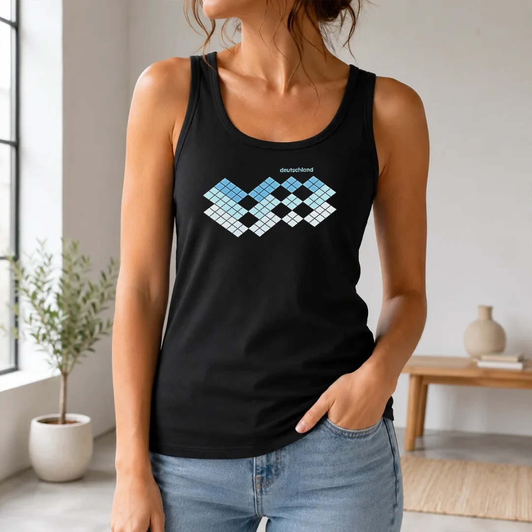 Nice Deutschland Navy 1990 Tank Top Nice Deutschland Navy 1990 Tank Top