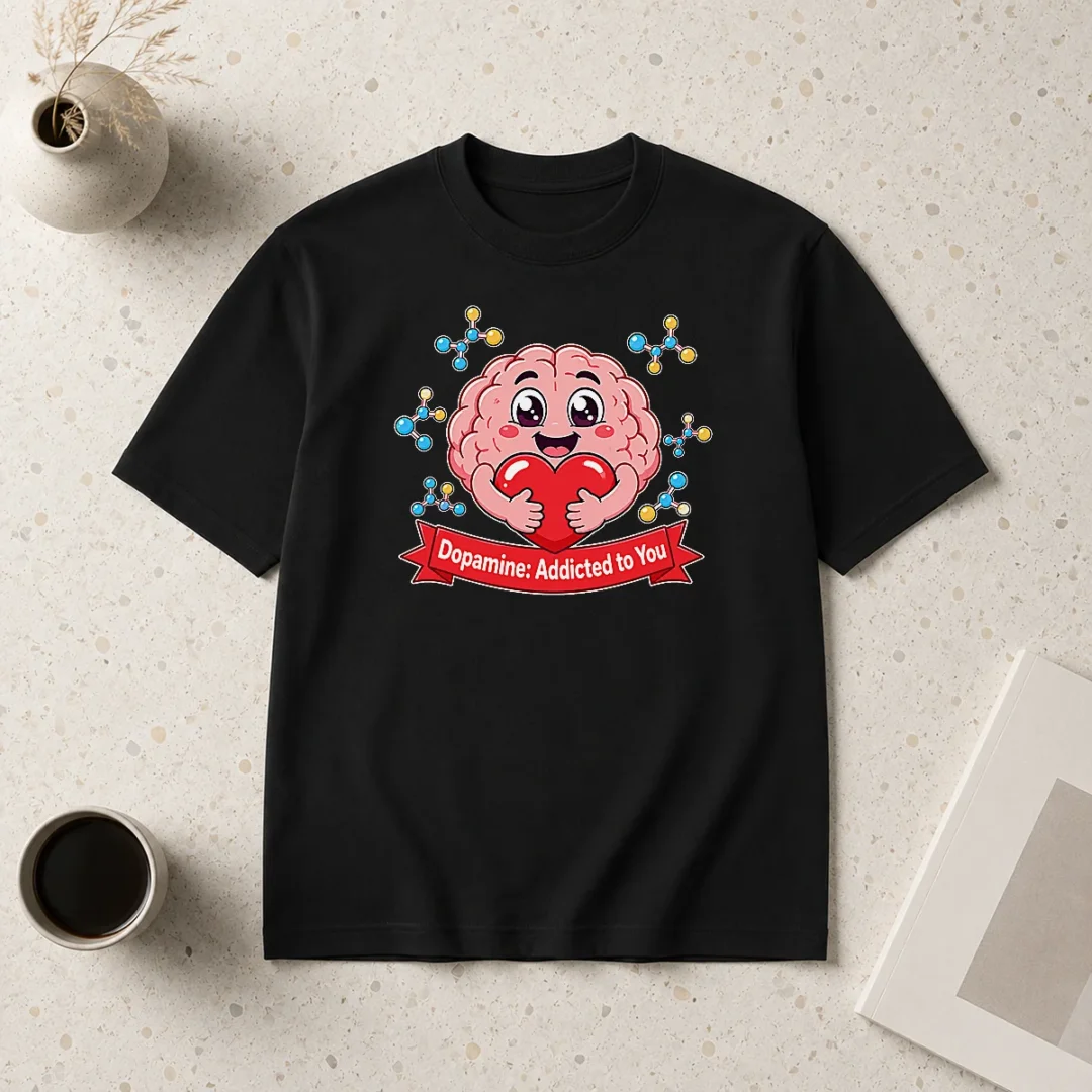 nice-dopamine-addicted-to-you-cute-brain-vector-t-shirt-1 Nice Dopamine Addicted To You Cute Brain Vector