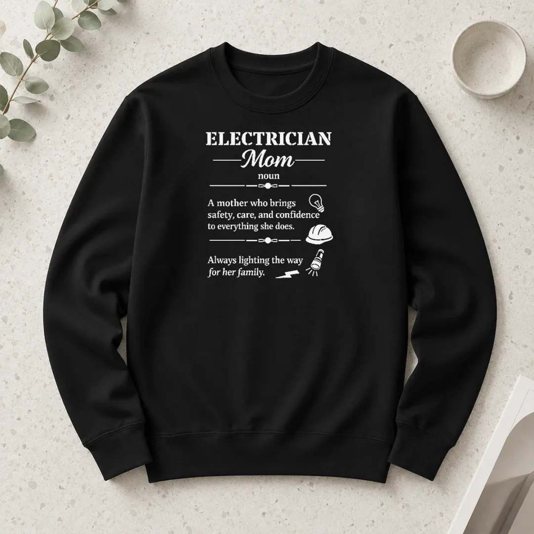 nice-electrician-mom-definition-long-sleeve-shirt Nice Electrician Mom Definition Long Sleeve Shirt