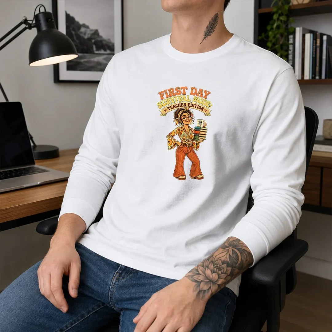 nice-first-day-survival-teacher-vintage-long-sleeve-shirt-1 Nice First Day Survival Teacher Vintage Long Sleeve Shirt