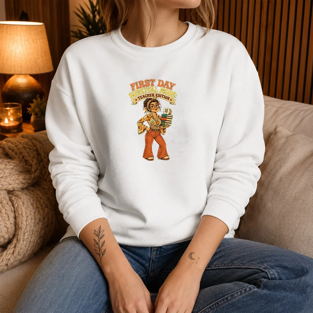 nice-first-day-survival-teacher-vintage-sweater-1 Nice First Day Survival Teacher Vintage Sweater