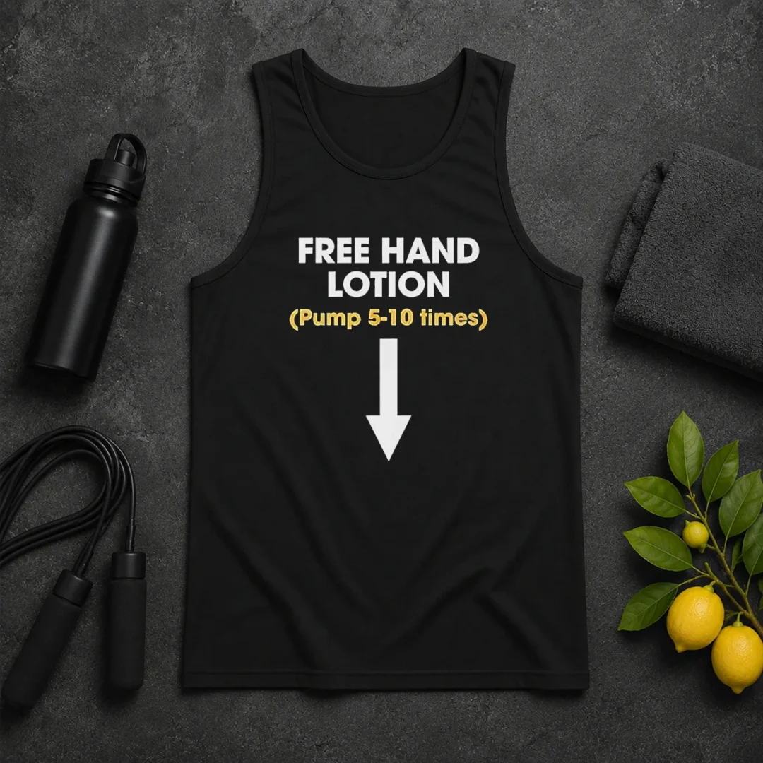 Nice Free Hand Lotion Pump 5 10 Times Tank Top Nice Free Hand Lotion Pump 5 10 Times Tank Top