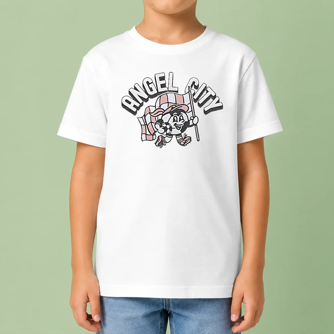 nice-funny-angel-city-mascot-soccer-ball-character-kids-t-shirt Nice Funny Angel City Mascot Soccer Ball Character Kids T-Shirt