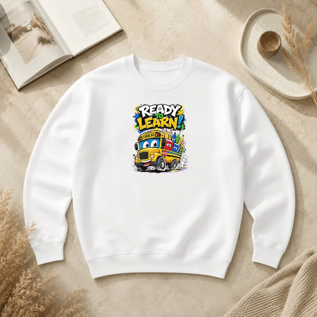 Nice Funny Back To School Ready To Learn Streetwear Sweater Nice Funny Back To School Ready To Learn Streetwear Sweater