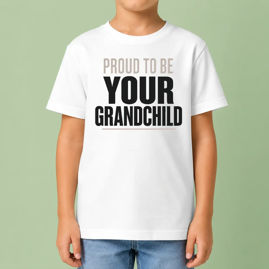 nice-funny-grandparents-day-proud-grandchild-minimalist-kids-t-shirt Nice Funny Grandparents Day Proud Grandchild Minimalist Kids T-Shirt