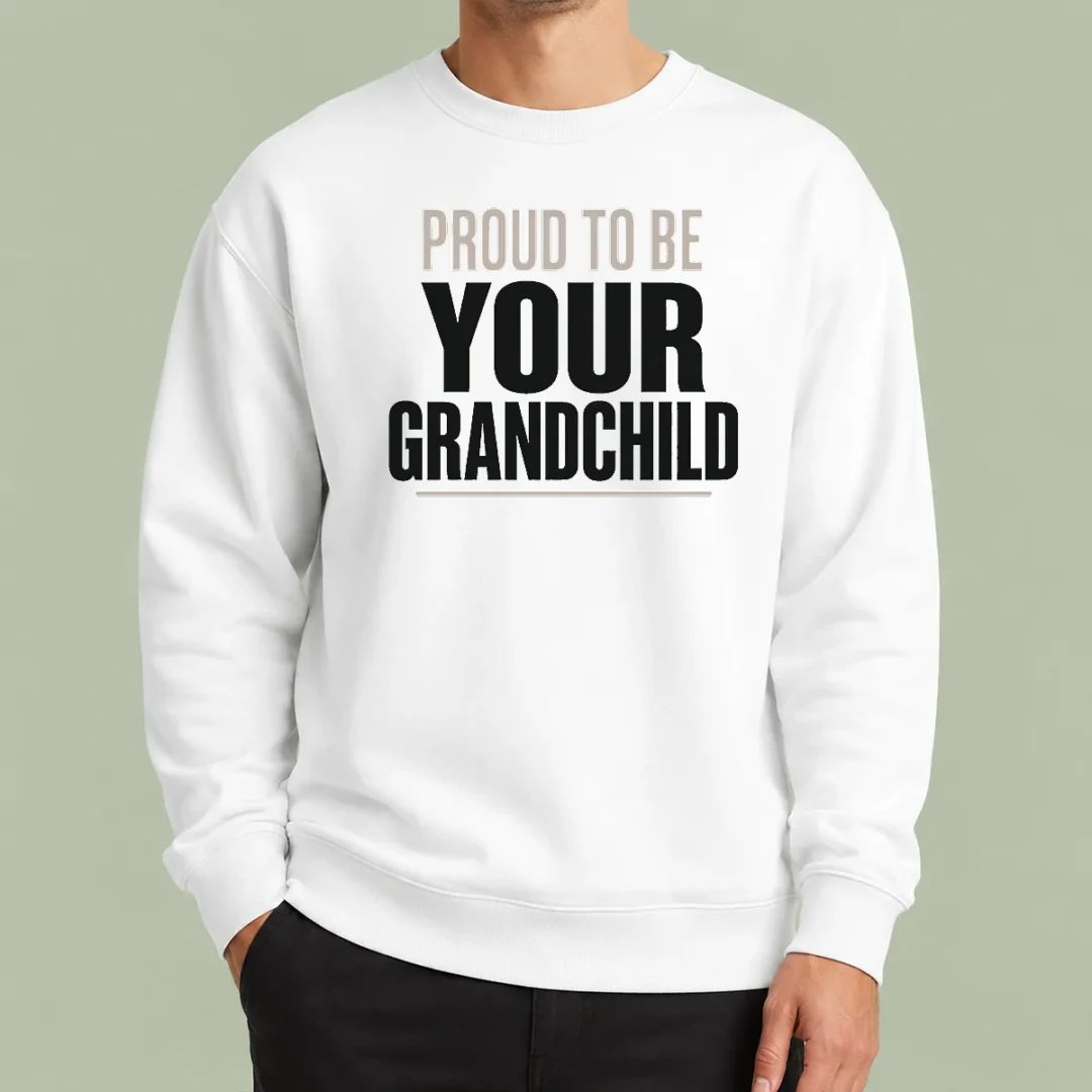 nice-funny-grandparents-day-proud-grandchild-minimalist-sweater Nice Funny Grandparents Day Proud Grandchild Minimalist Sweater