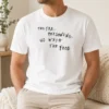 Nice Funny They'Re Poisoning US With The Food t shirt in black, short-sleeve crew neck cotton tee