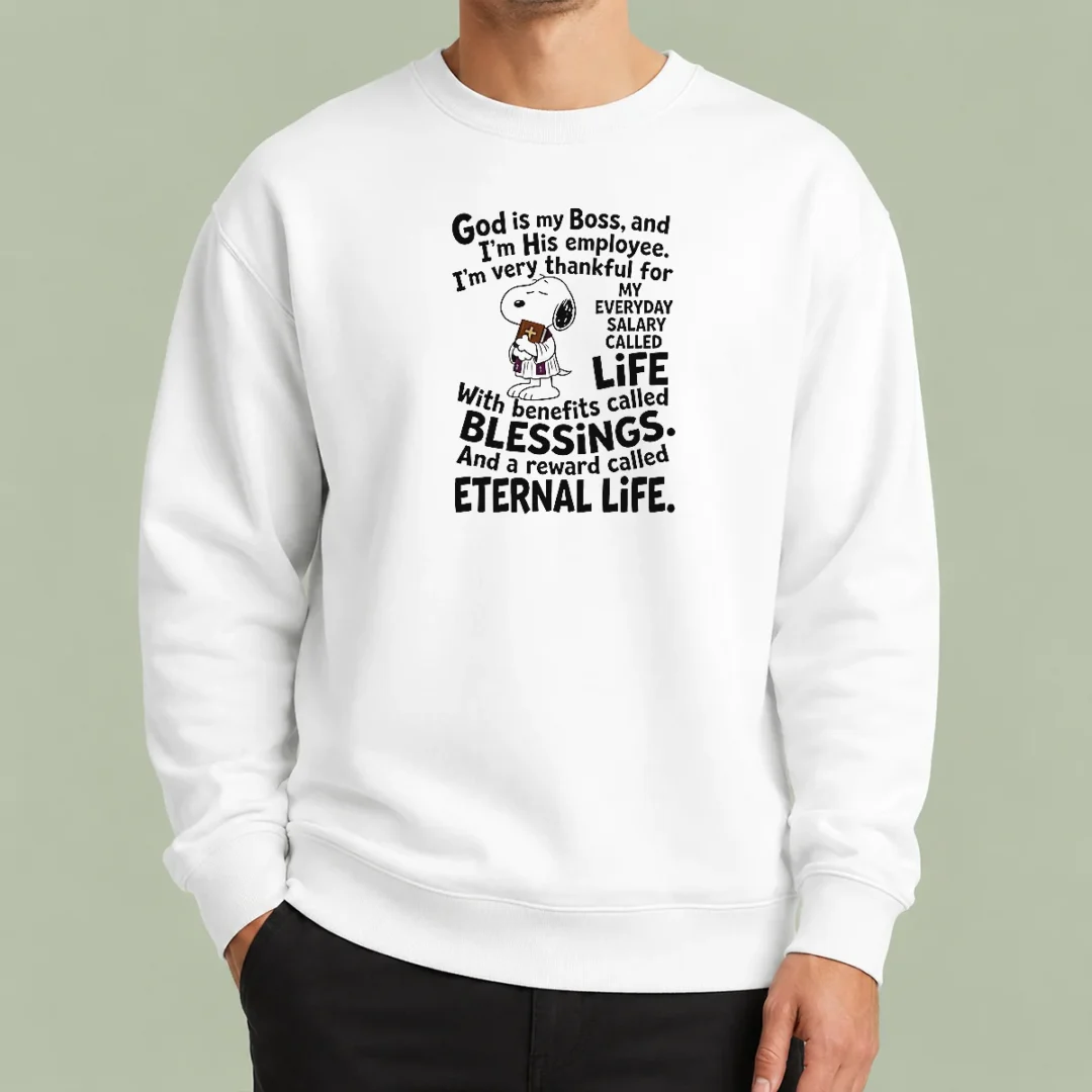 nice-god-is-my-boss-and-im-his-employee-im-very-thankful-for-my-everyday-salary-called-life-sweater Nice God Is My Boss And Im His Employee Im Very Thankful For My Everyday Salary Called Life Sweater