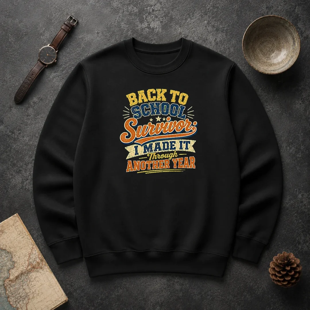 Nice Good Back To School Survivor Vintage For Proud Students Sweater Nice Good Back To School Survivor Vintage For Proud Students Sweater