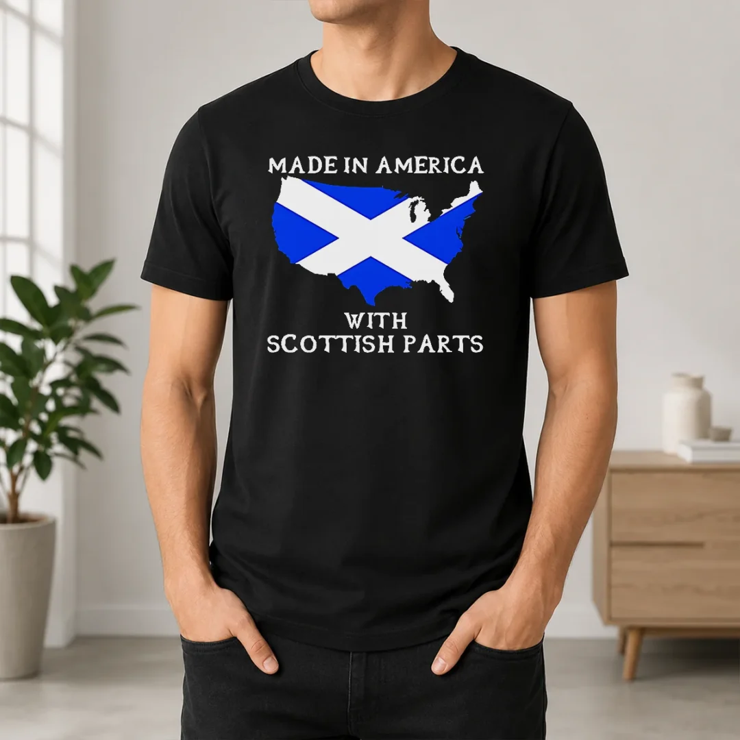 Nice Good Made In America With Scottish Parts United States Of America Scotland Heritage t shirt Nice Good Made In America With Scottish Parts United States Of America Scotland Heritage