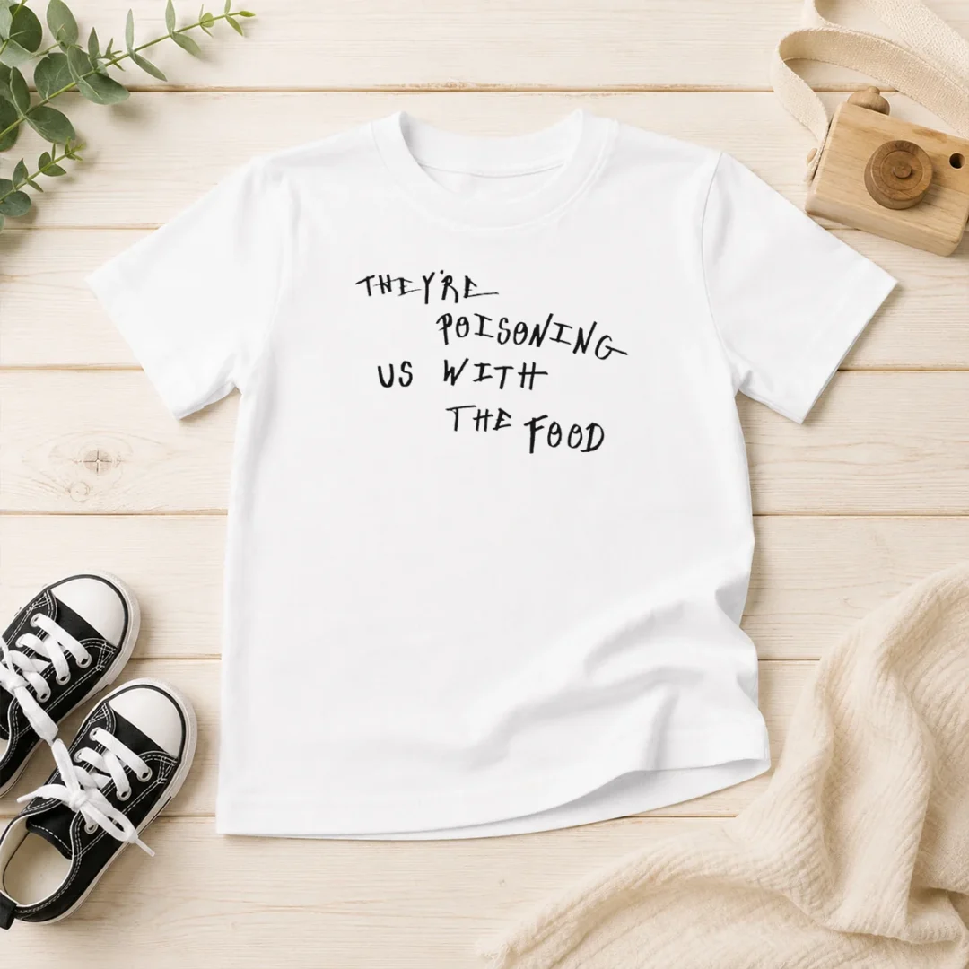 nice-good-they-re-poisoning-us-with-the-food-kids-t-shirt Nice Good They'Re Poisoning US With The Food Kids T-Shirt