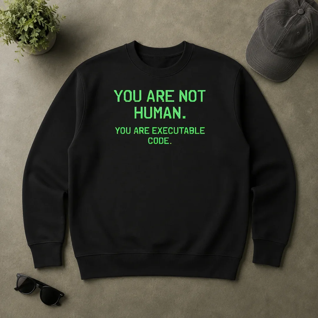 Nice Good You Are Not Human Sweater Nice Good You Are Not Human Sweater