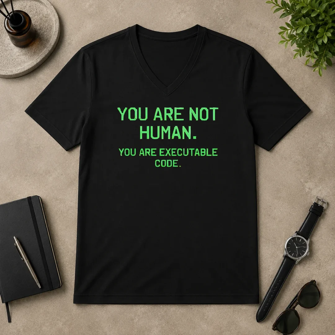 Nice Good You Are Not Human V Neck Shirt Nice Good You Are Not Human V-Neck Shirt