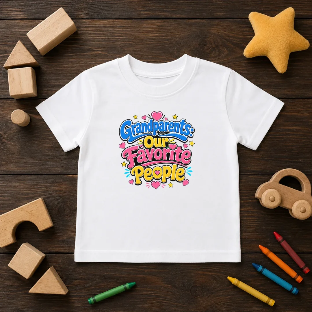 nice-grandparents-day-love-cartoon-kids-t-shirt Nice Grandparents Day Love Cartoon Kids T-Shirt