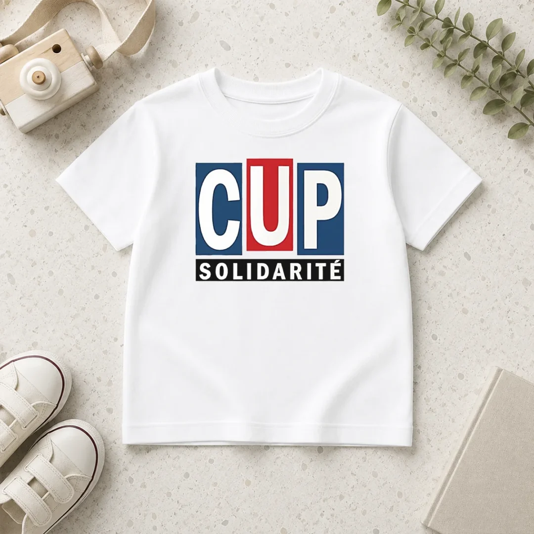 nice-happy-cup-solidarity-red-white-blue-logo-kids-t-shirt Nice Happy CUP Solidarity Red White Blue Logo Kids T-Shirt