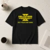 Nice Helldivers II See You Ship Name Shooting Game t shirt in black, featuring game-themed graphic and text