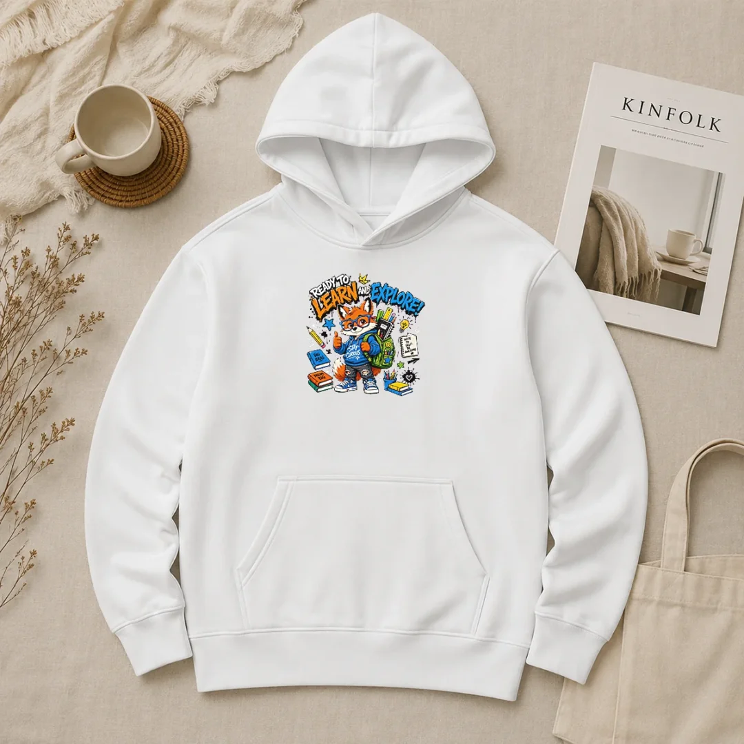 Nice Hot Back To School Fashion Fox Hoodie Nice Hot Back To School Fashion Fox Hoodie