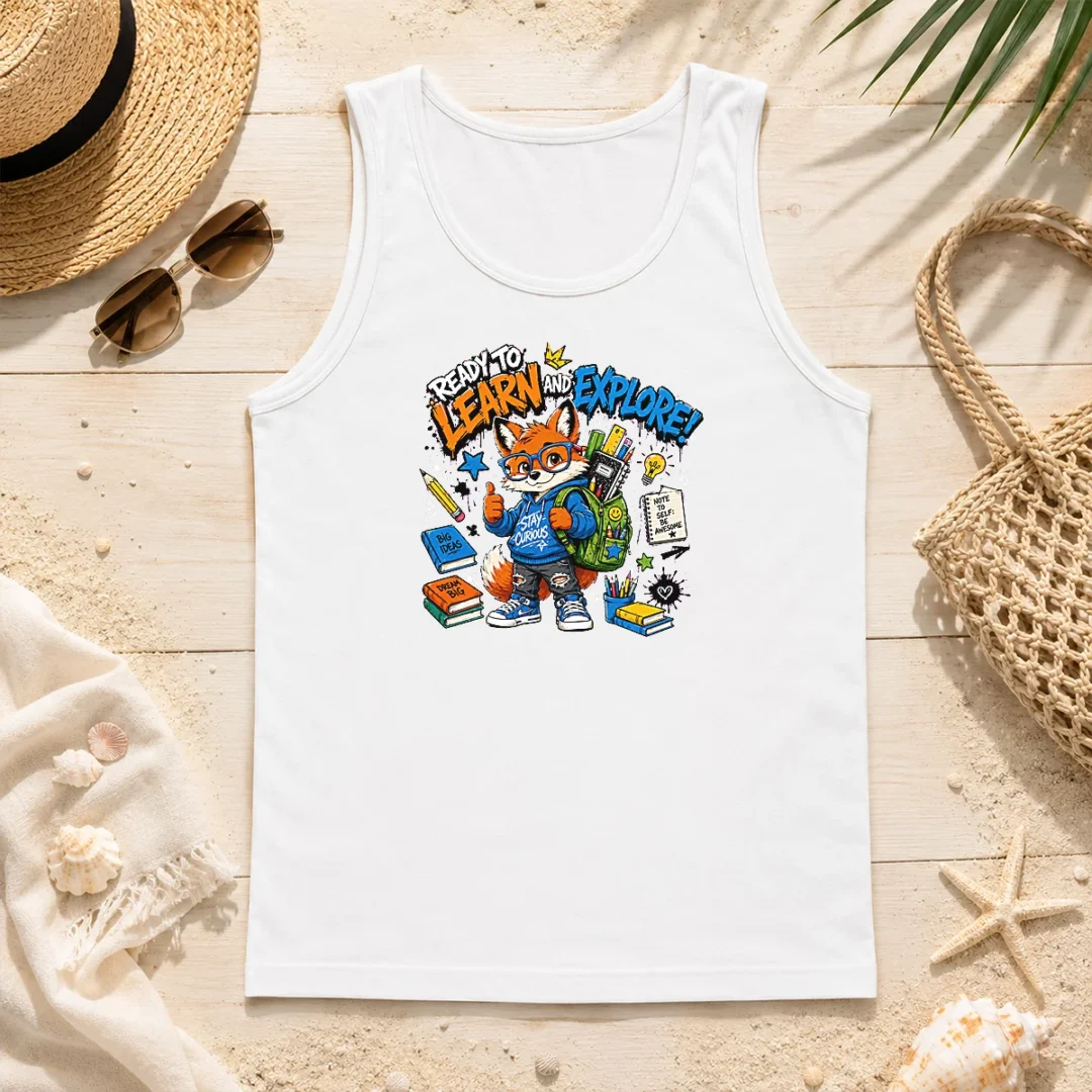 Nice Hot Back To School Fashion Fox Tank Top Nice Hot Back To School Fashion Fox Tank Top