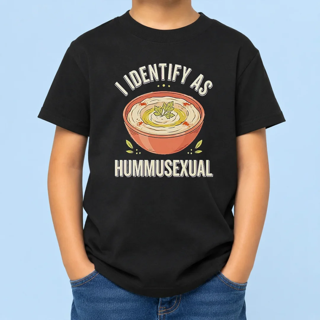 nice-hot-i-identify-as-hummusexual-hummus-bowl-kids-t-shirt Nice Hot I Identify As Hummusexual Hummus Bowl Kids T-Shirt