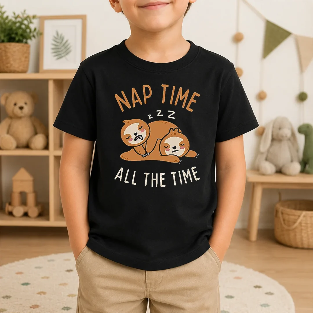 Nice Hot Nap Time All The Time Kids T Shirt Nice Hot Nap Time All The Time Kids T-Shirt