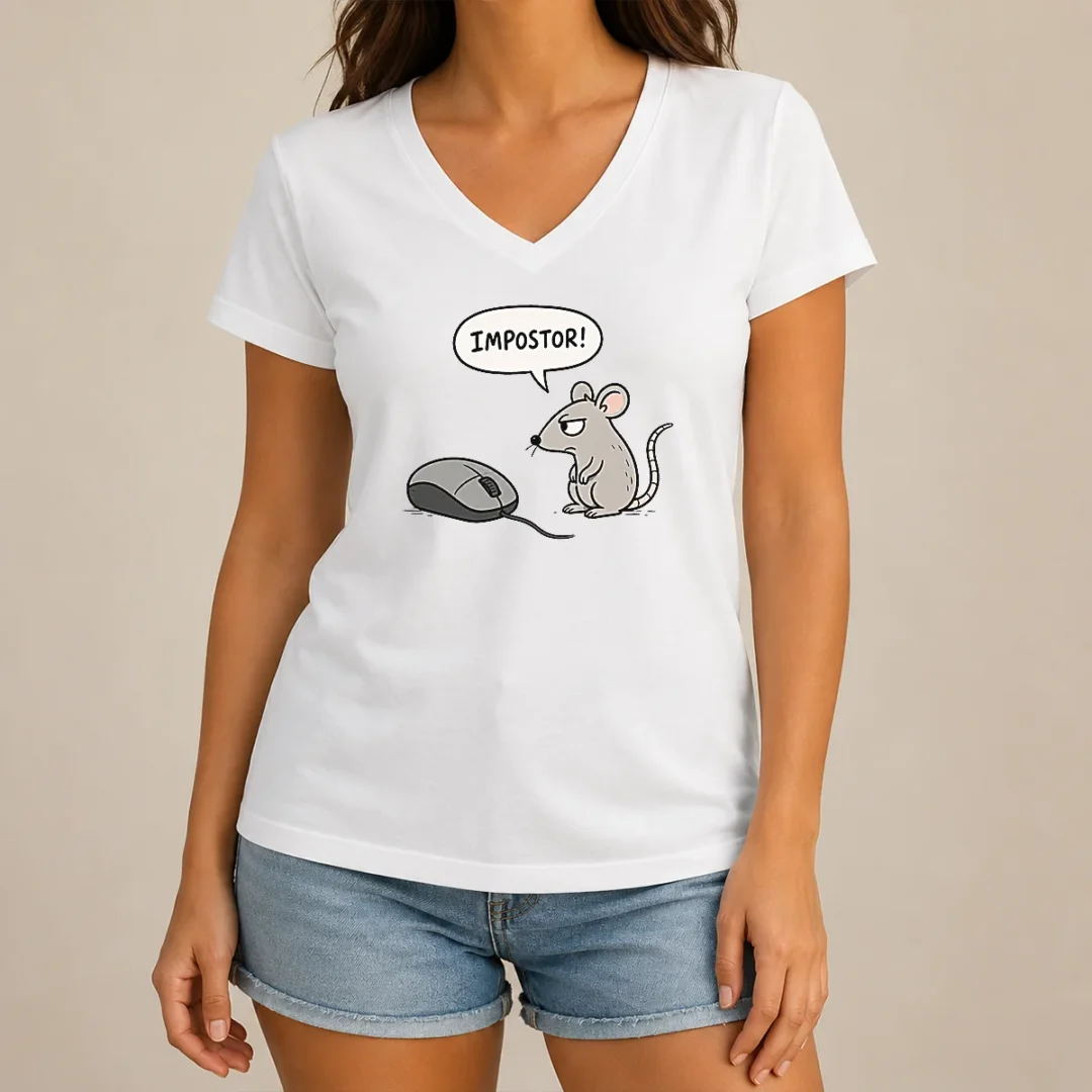 nice-impistor-mouse-v-neck-shirt Nice Impistor Mouse V-Neck Shirt