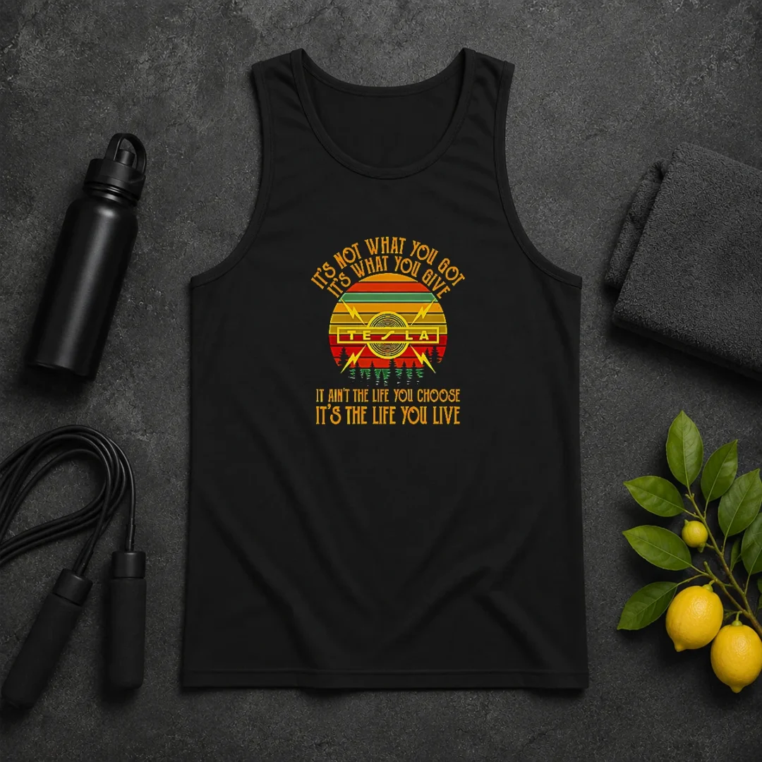 Nice It'S Not What You Got Its What You Give Tesla Tank Top Nice It'S Not What You Got Its What You Give Tesla Tank Top