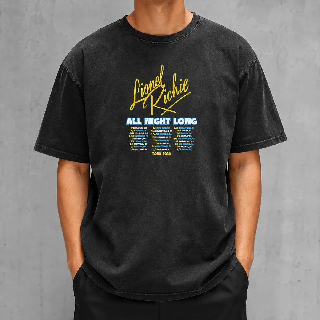 nice-lionel-richie-all-night-long-tour-2026-concert-dates-city-list-poster-washed-t-shirt Nice Lionel Richie All Night Long Tour 2026 Concert Dates City List Poster on a washed t shirt with vintage look