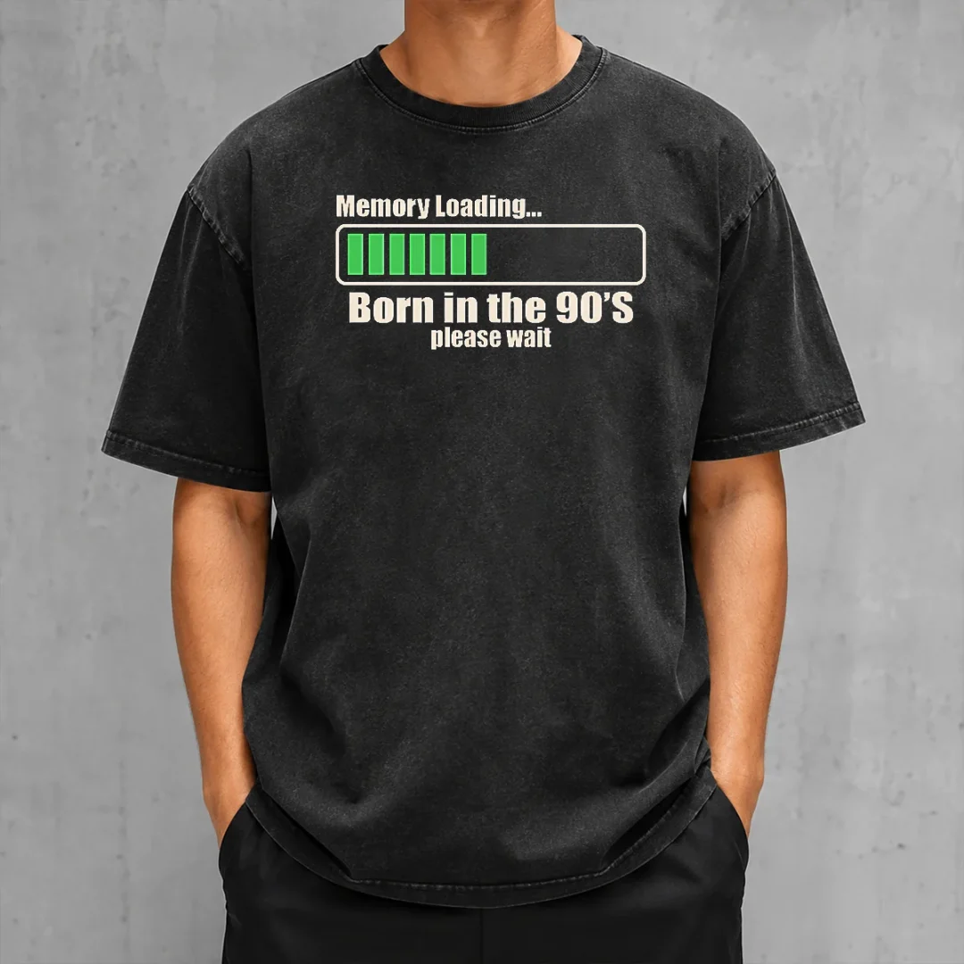 nice-memory-loading-geek-washed-t-shirt Nice Memory Loading Geek Washed T-Shirt