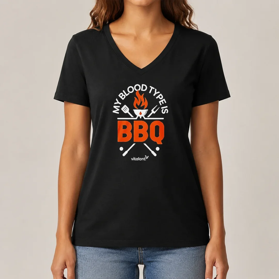nice-my-blood-type-is-bbq-v-neck-shirt Nice My Blood Type Is BBQ V-Neck Shirt