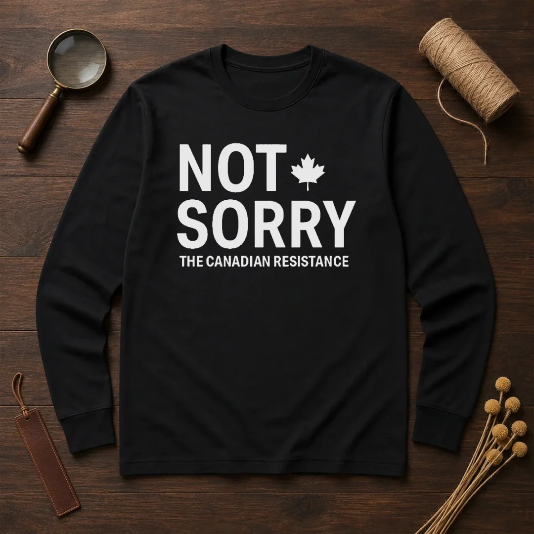 nice-not-sorry-the-canadian-resistance-canada-long-sleeve-shirt Nice Not Sorry The Canadian Resistance Canada Long Sleeve Shirt