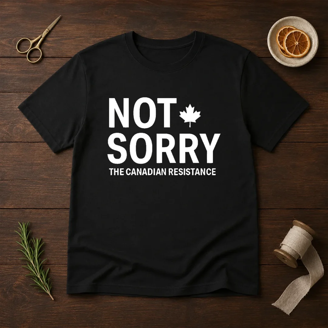 nice-not-sorry-the-canadian-resistance-canada-t-shirt Nice Not Sorry The Canadian Resistance Canada